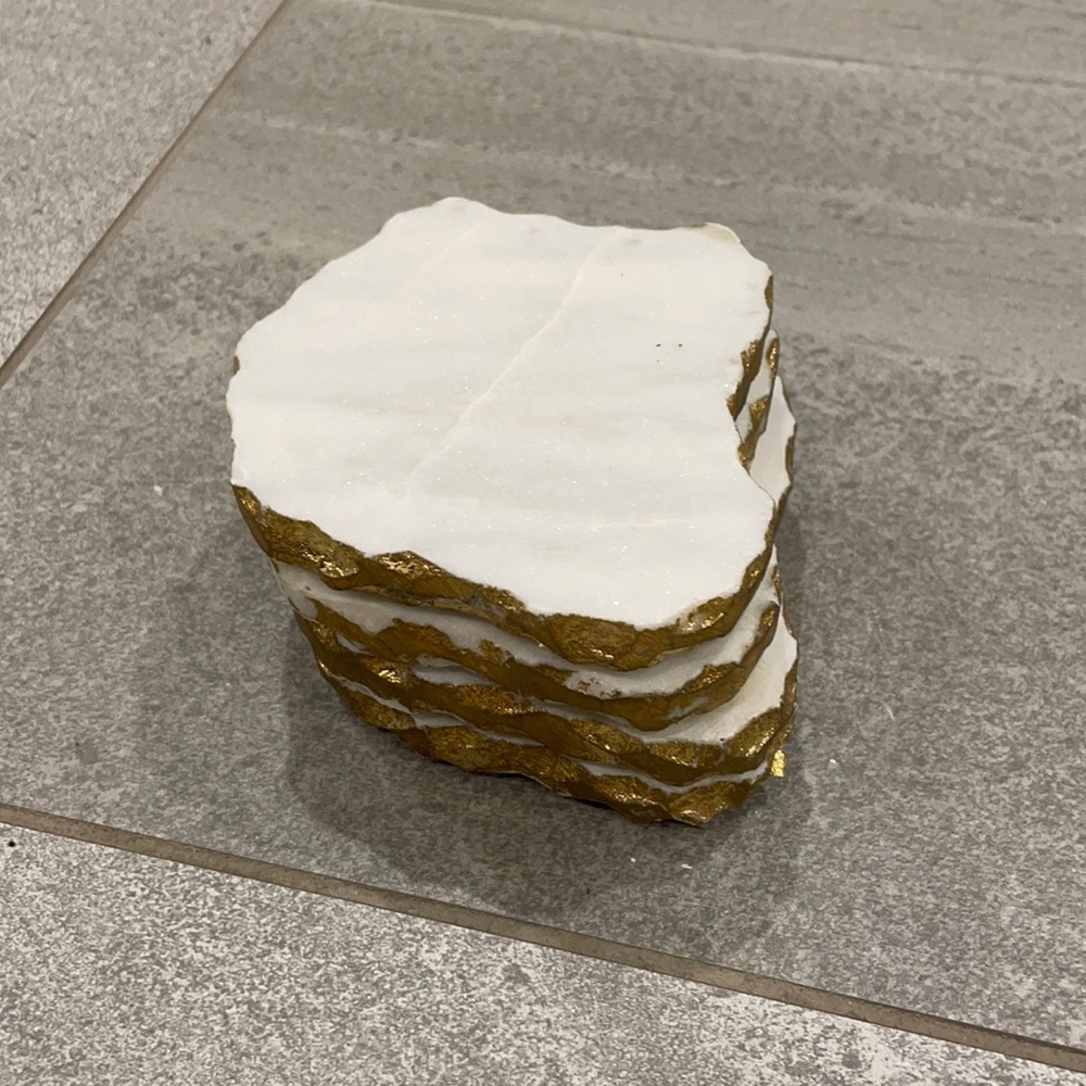 Marble coasters